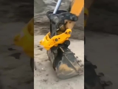 Couplings rapides pour une mini-excavatrice cat306