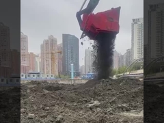 le moteur hydraulique à haute fréquence de vibration