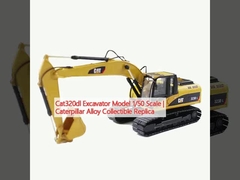 Cat320dl Excavateur modèle échelle 1/50 Caterpillar alliage réplique de collection