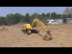 Poids de fonctionnement 5300 kg 5 tonnes Mini-excavatrice Komatsu utilisée pour les entreprises