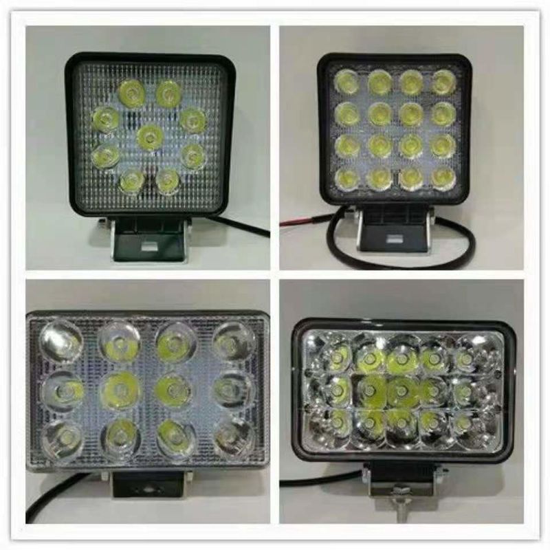 48w Excavators pièces de rechange 12V 24V Excavator travail lumière pour le camion Excavator Auto et voiture