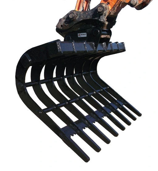 Excavateur d'usine Raquettes de défrichage de terre 1 - 100 tonnes Excavateur Raquette à bâton Q345 / NM400