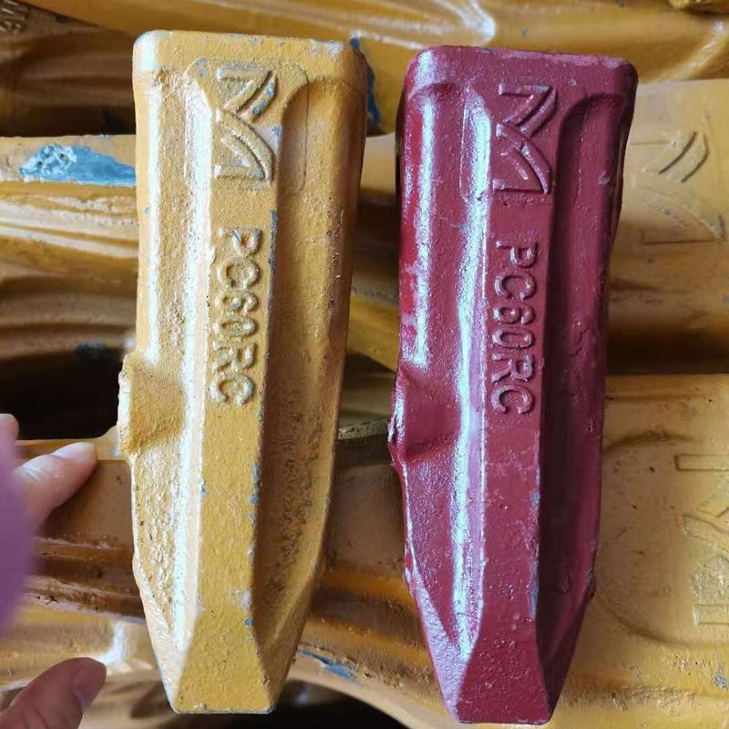 Pièces de seau de pelleteuse forgée Dents et adaptateur pour EX100-2 Max ouverture de mâchoire 500