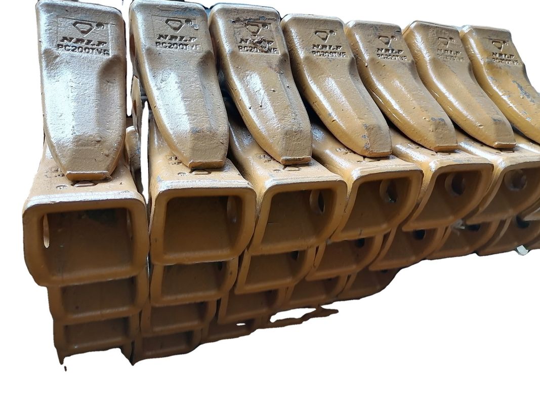 Pièces de seau de pelleteuse forgée Dents et adaptateur pour EX100-2 Max ouverture de mâchoire 500