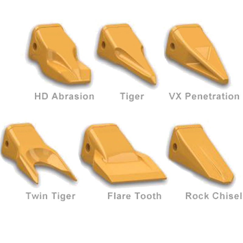 Pièces d'excavatrice dent de seau haute résistance raide DENT Dent d'acier amovible Pour excavatrice