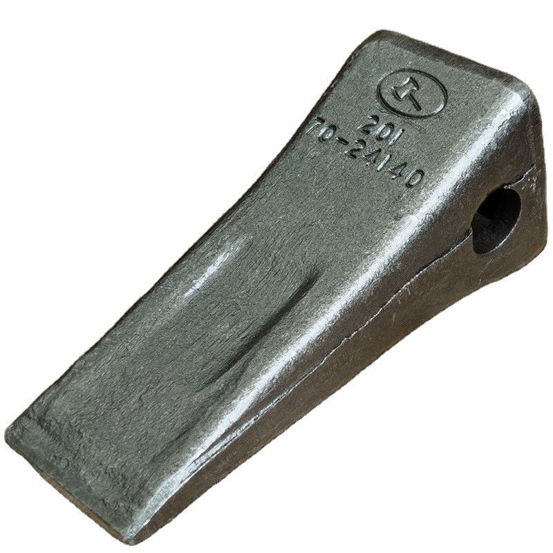 Forgeage des dents de seau de fer à boulons PC60 Dentes de roche pour seau de pelle