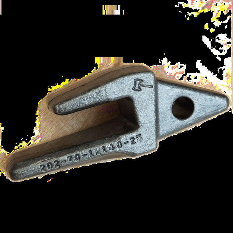 Forgeage des dents de seau de fer à boulons PC60 Dentes de roche pour seau de pelle