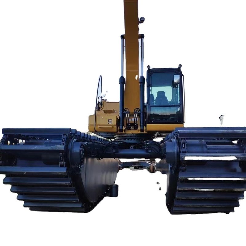 Pontoon amphibie flottant pour une machine à chassis de pelle hydraulique personnalisée 320D 320C SY215 PC200