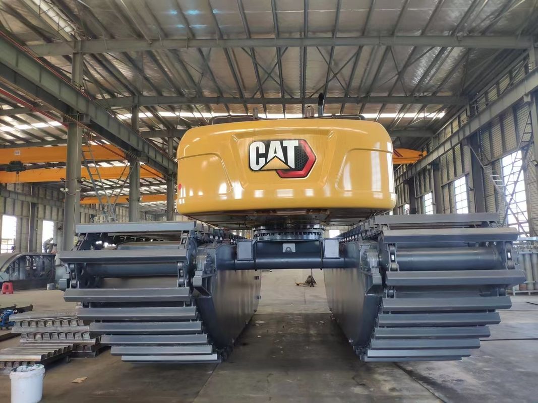 Pontoon amphibie flottant pour une machine à chassis de pelle hydraulique personnalisée 320D 320C SY215 PC200