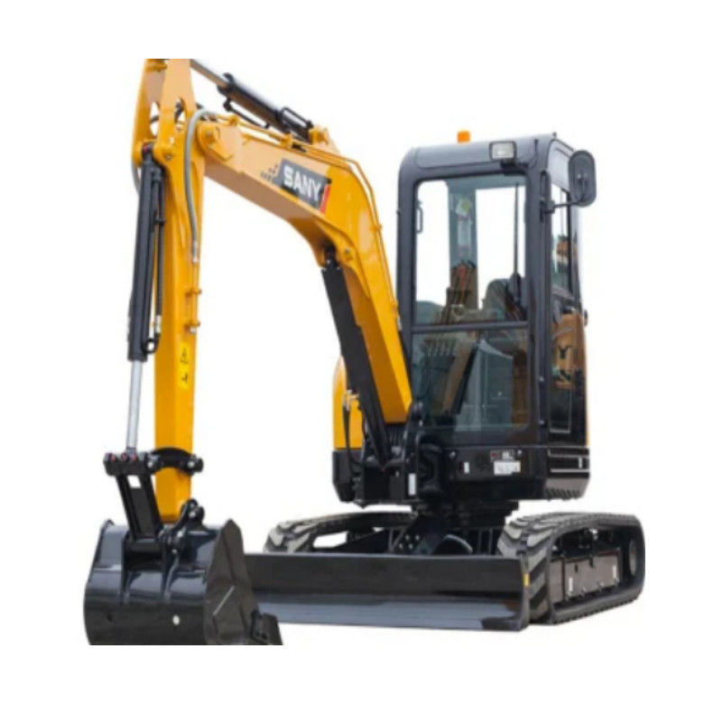 Excavatrice miniature utilisée pour les travaux forestiers SY16C SY18C SY26U SY35U SY50U Mini-excavatrice à rampe