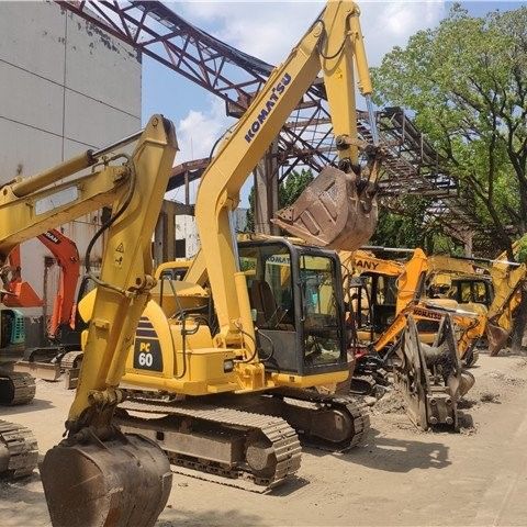 PC58-8 PC60-8 PC70-8 Excavateur d'occasion de 6,18 tonnes Excavateur à rampe d'occasion