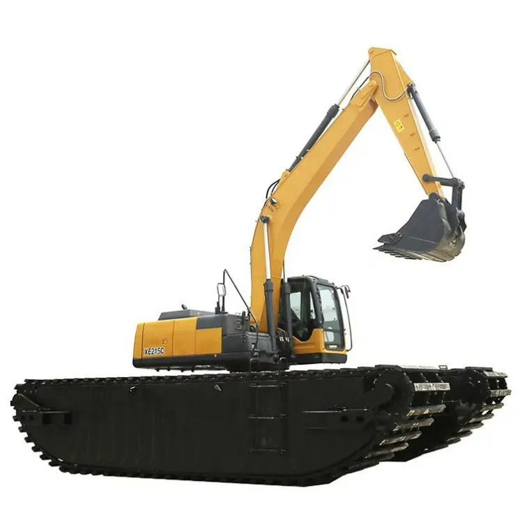 Pontoon amphibie flottant utilisé pour les excavatrices de 7 à 50 tonnes