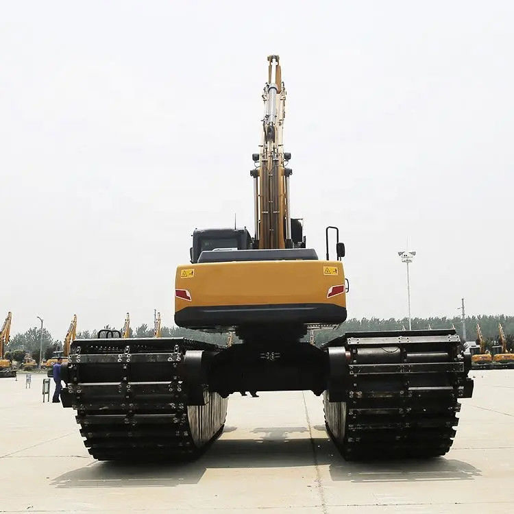 Pontoon amphibie flottant utilisé pour les excavatrices de 7 à 50 tonnes