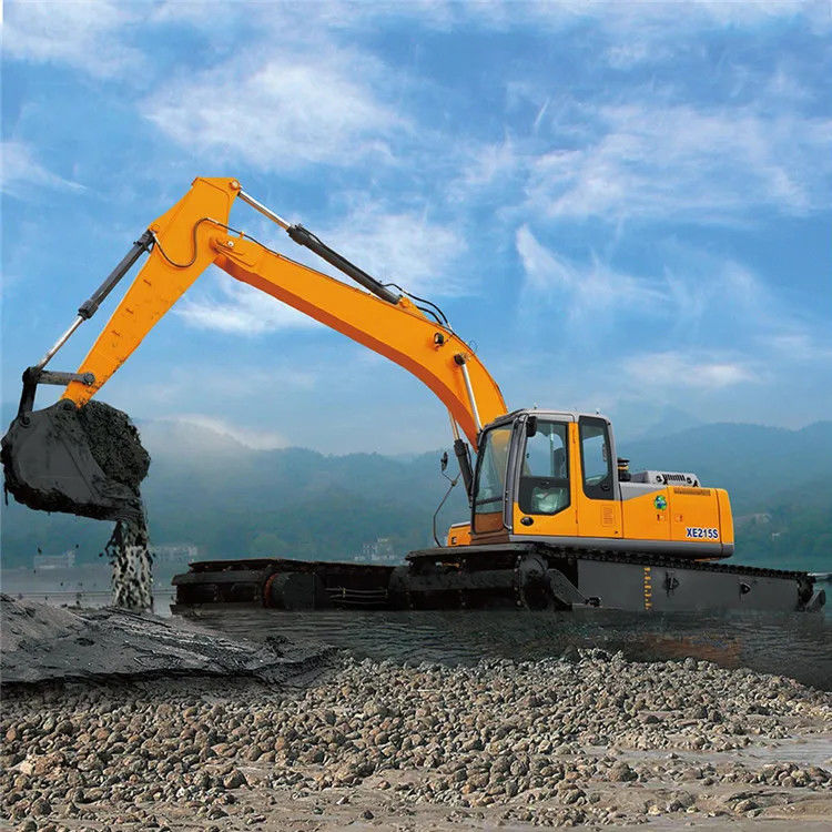 Pontoon amphibie flottant utilisé pour les excavatrices de 7 à 50 tonnes