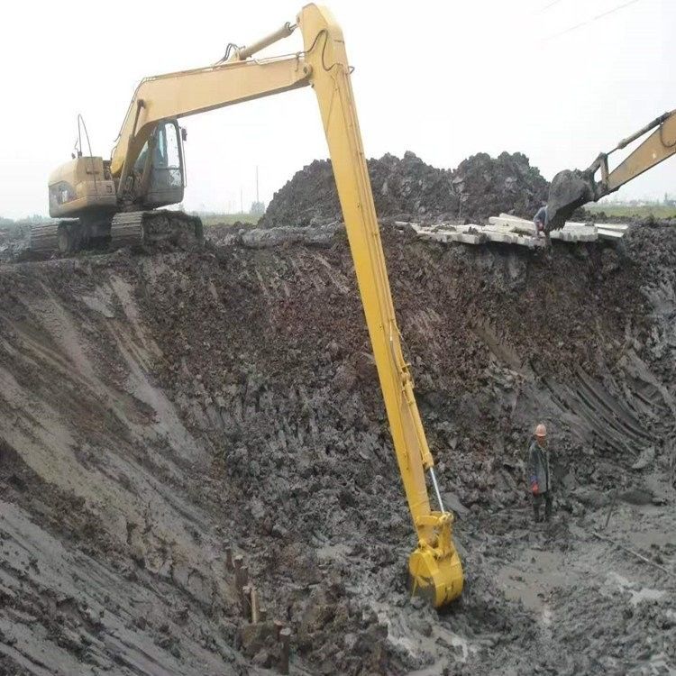 Boom T Téléspécifique à longue portée à bras personnalisé pour les excavatrices