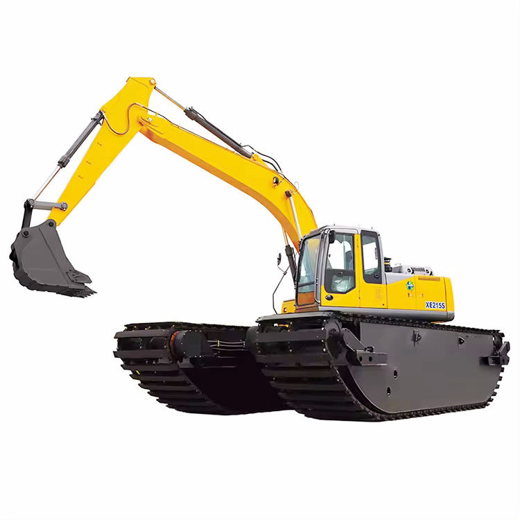 Excavateur amphibie flottant personnalisé Pontoon Q355B Chemin d'eau sous-vêtement utilisé pour l'excavateur