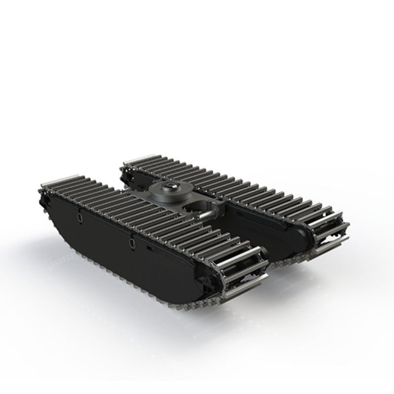 Cuctomisé Amphibie Buggy Swamp Excavator Pontoon flottant Q355b Personnalisé Pour l'excavateur Sy135