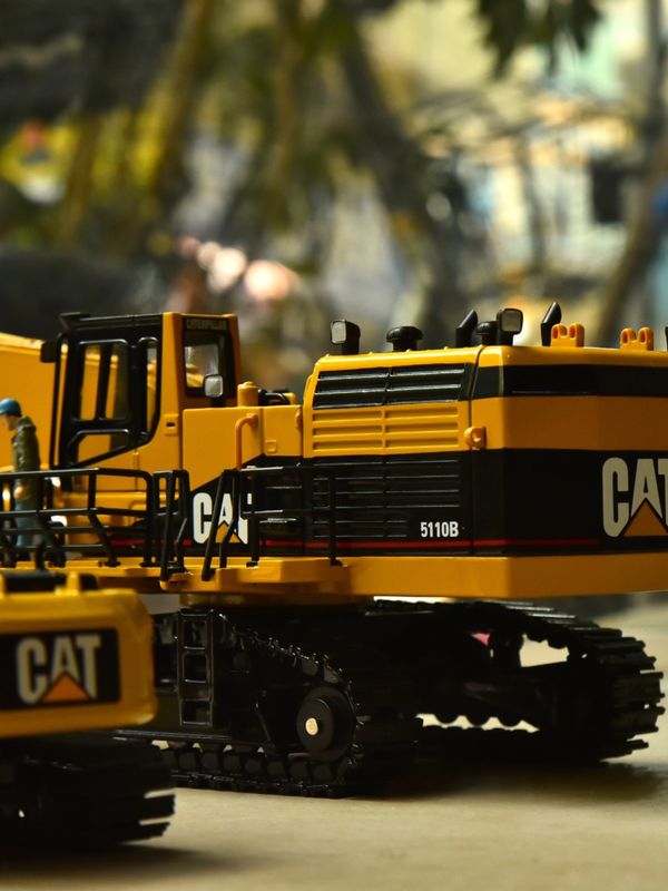 Carter CAT5110B grande collection d'excavatrice modèle de véhicules d'ingénierie ensemble simulation métallique ornements de pièce à main