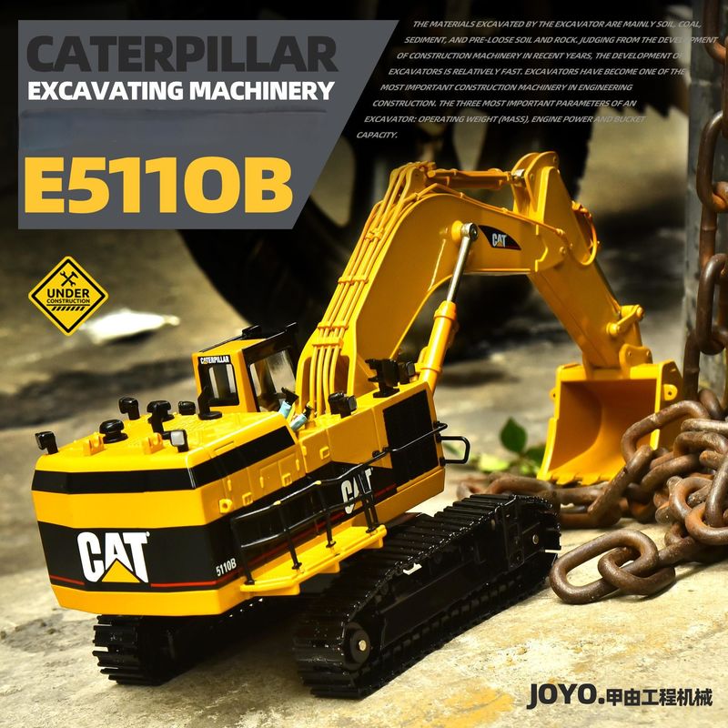 Carter CAT5110B grande collection d'excavatrice modèle de véhicules d'ingénierie ensemble simulation métallique ornements de pièce à main