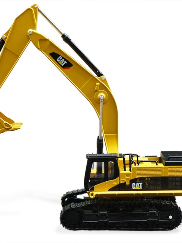 Carter CAT385C modèle d'excavatrice de métal allié ingénierie des sols de simulation originale ornements de voiture à main