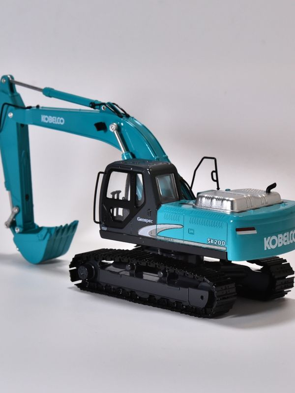 Excavateur modèle KOBELCO voiture simulation d'alliage métallique originale Shinko SK200 décoration non-jouets