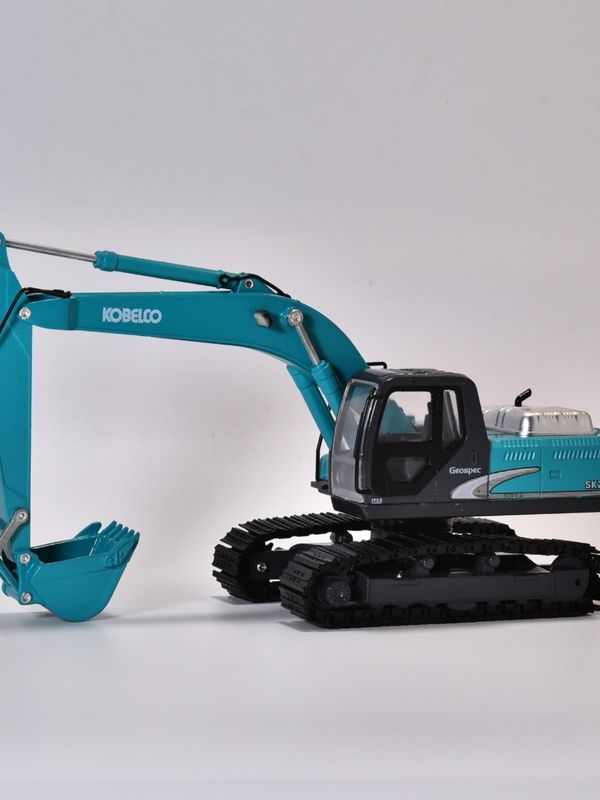 Excavateur modèle KOBELCO voiture simulation d'alliage métallique originale Shinko SK200 décoration non-jouets