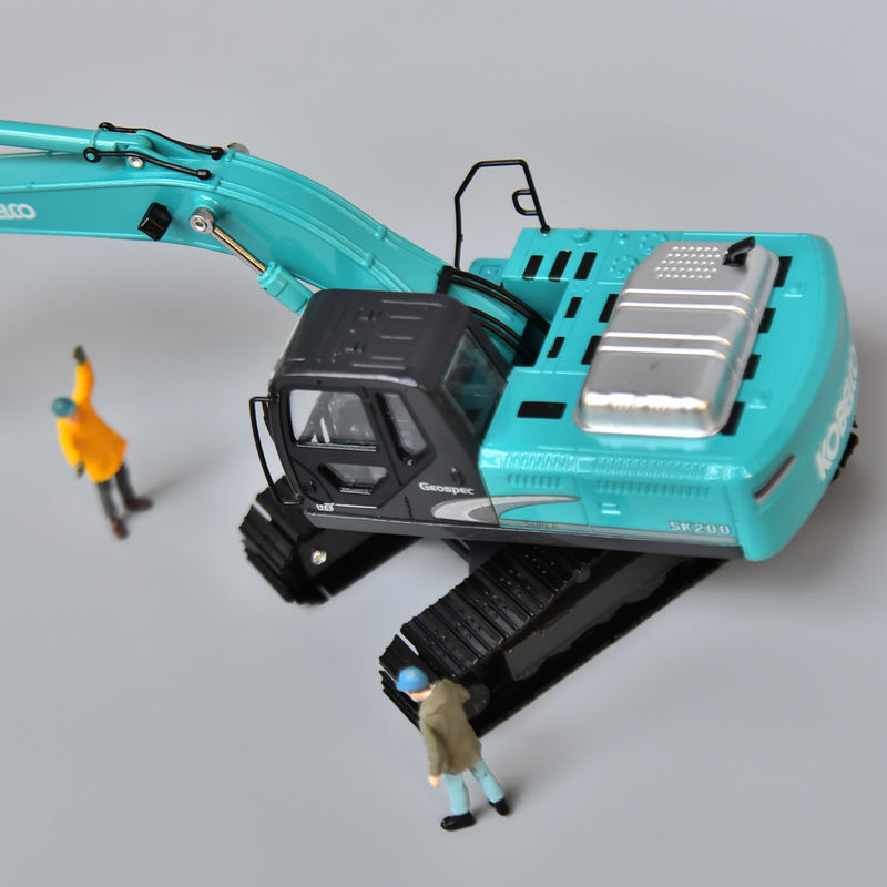 Excavateur modèle KOBELCO voiture simulation d'alliage métallique originale Shinko SK200 décoration non-jouets