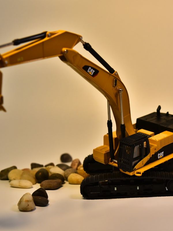 DM Carter CAT385C modèle de pellicule en alliage machines d'ingénierie simulation de voiture ornementation métallique
