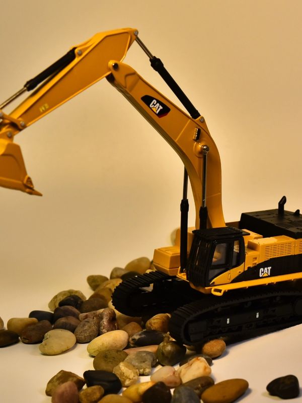 DM Carter CAT385C modèle de pellicule en alliage machines d'ingénierie simulation de voiture ornementation métallique