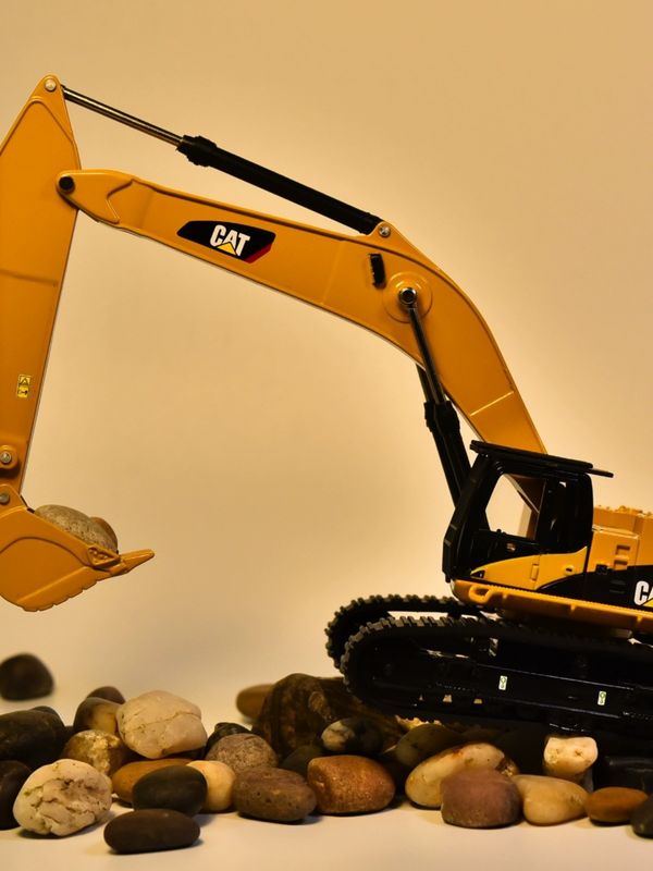 DM Carter CAT385C modèle de pellicule en alliage machines d'ingénierie simulation de voiture ornementation métallique