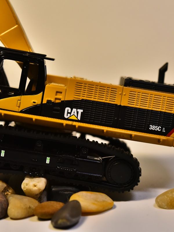 DM Carter CAT385C modèle de pellicule en alliage machines d'ingénierie simulation de voiture ornementation métallique