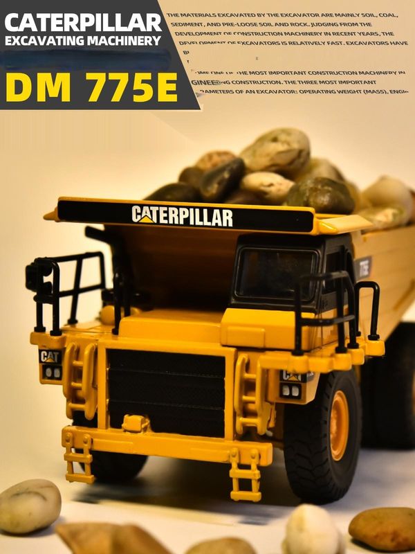 NORSCOT CAT775E Camion à ordures 1/64 échelle Alloy Diecast Modèle de véhicule décor de collection