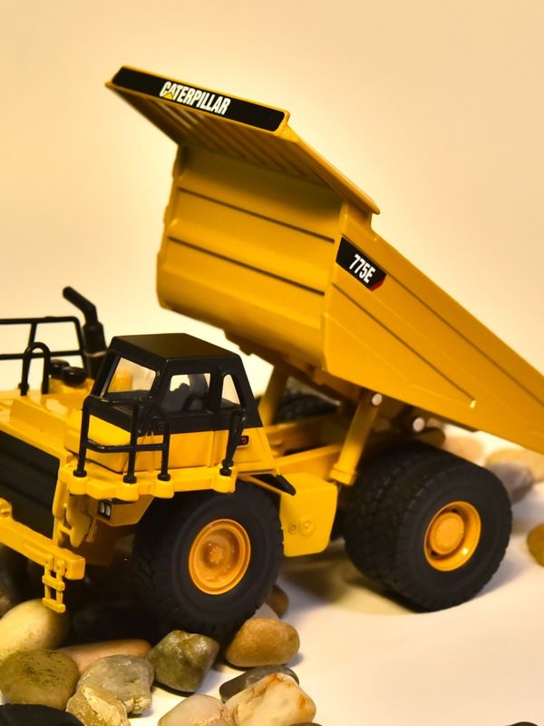 NORSCOT CAT775E Camion à ordures 1/64 échelle Alloy Diecast Modèle de véhicule décor de collection