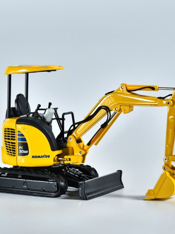 Comatsu PC30MR Mini Excavator 1/32 Modèle de métal moulé à l'échelle jouet de collection