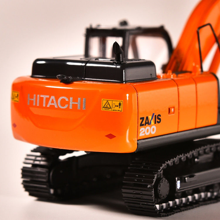 Hitachi ZAX200 Excavator Diecast Modèle à l'échelle 1/50
