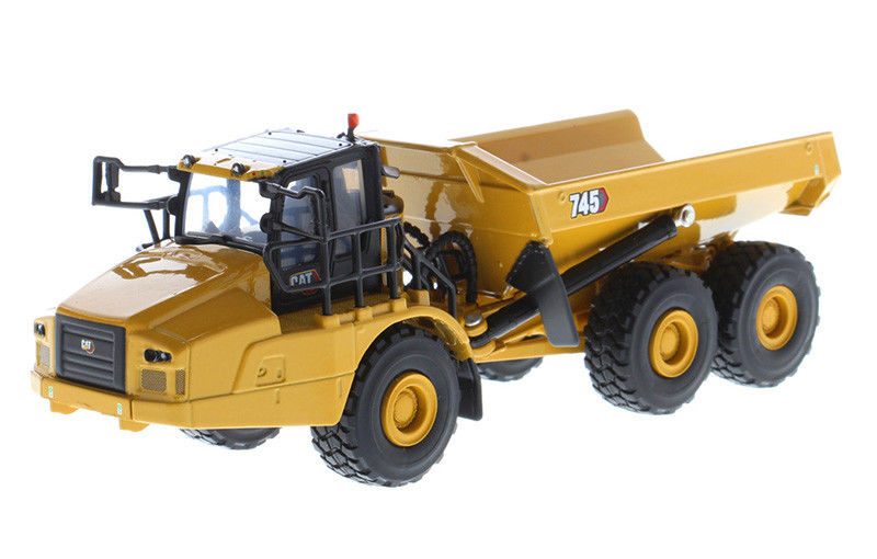 CAT 745 Chariot de décharge articulé à tueur à l'échelle 1:64 Modèle d'alliage