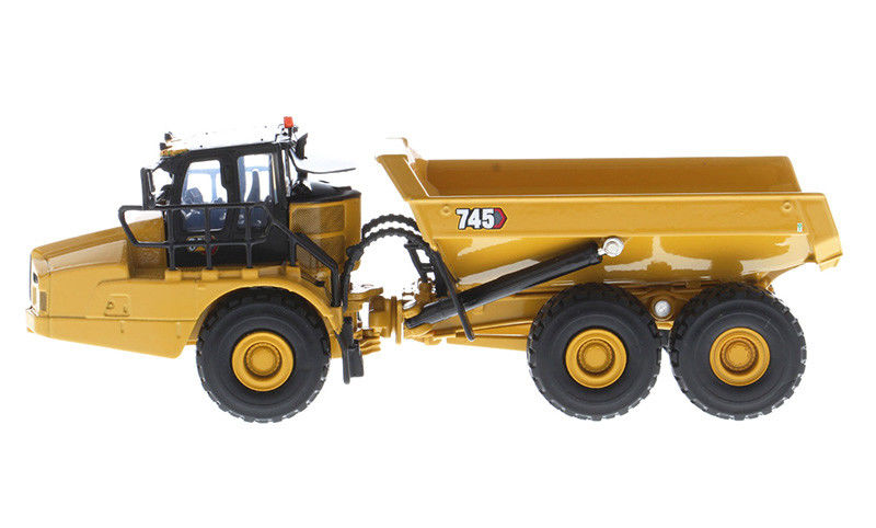 CAT 745 Chariot de décharge articulé à tueur à l'échelle 1:64 Modèle d'alliage
