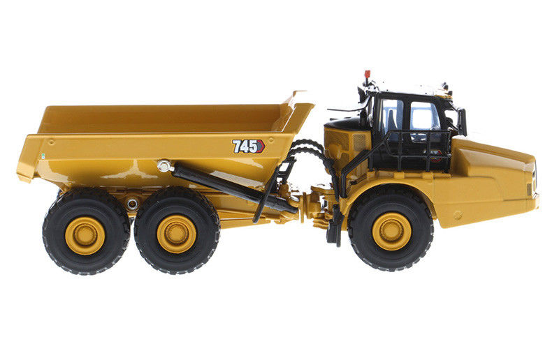CAT 745 Chariot de décharge articulé à tueur à l'échelle 1:64 Modèle d'alliage