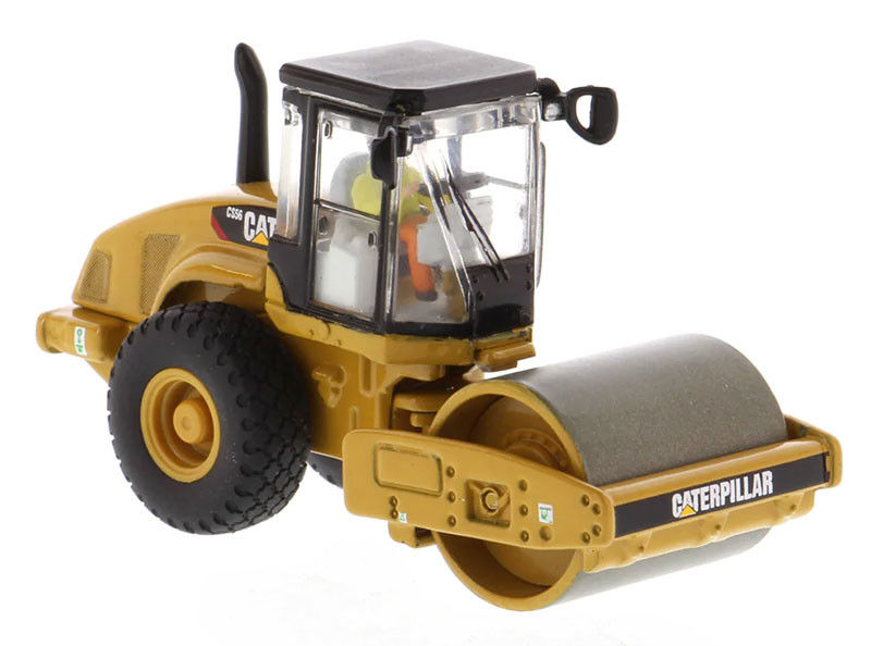 CAT CS56 rouleau vibrant à tambour lisse à l'échelle 1:87