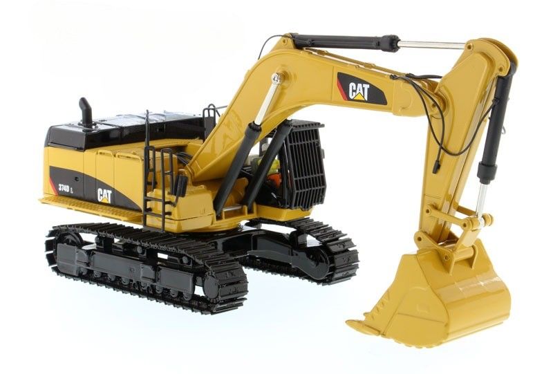 Catégorie 374D L Excavateur à moulage par injection modèle 1/50 en alliage de taille Jouet de construction 85274