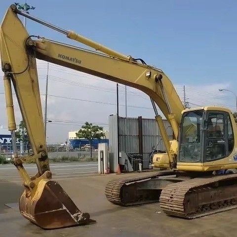 Excavateur Komatsu PC200-6 d'occasion avec moteur Cummins réaménagé pour la construction minière