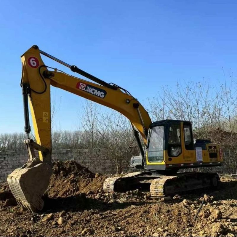 XCMG 215D 20 tonnes utilisée Excavatrice à rampe lourde machine de creusement de construction industrielle