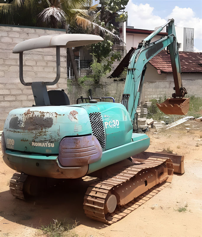 Mini-excavatrice Komatsu PC30-7 bien entretenue et utilisée certifiée ISO pour la construction et le paysage