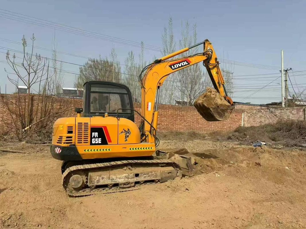 Excavateur mini Lovol 65E d'occasion de 6,5 tonnes à basse charge