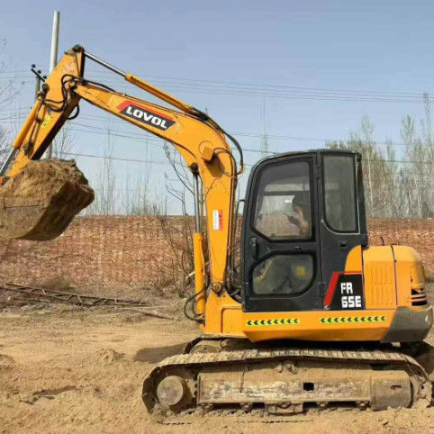 Excavateur mini Lovol 65E d'occasion de 6,5 tonnes à basse charge