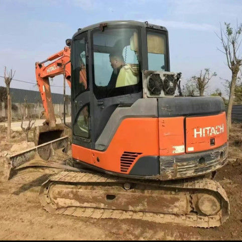 Mini-excavatrice utilisée Hitachi ZX60-3F de 6 tonnes basse durée de travail