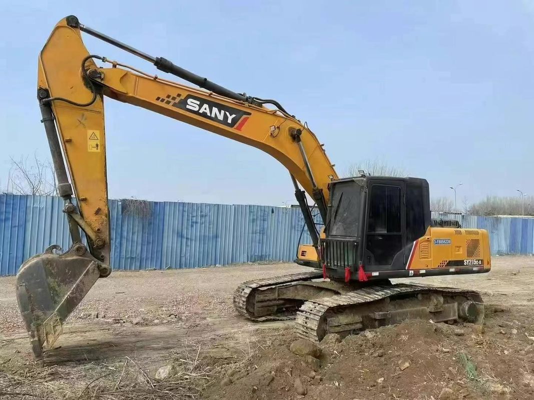 Excavatrice utilisée SANY SY215C de 21,5 tonnes pour les équipements de construction minière et de terrassement