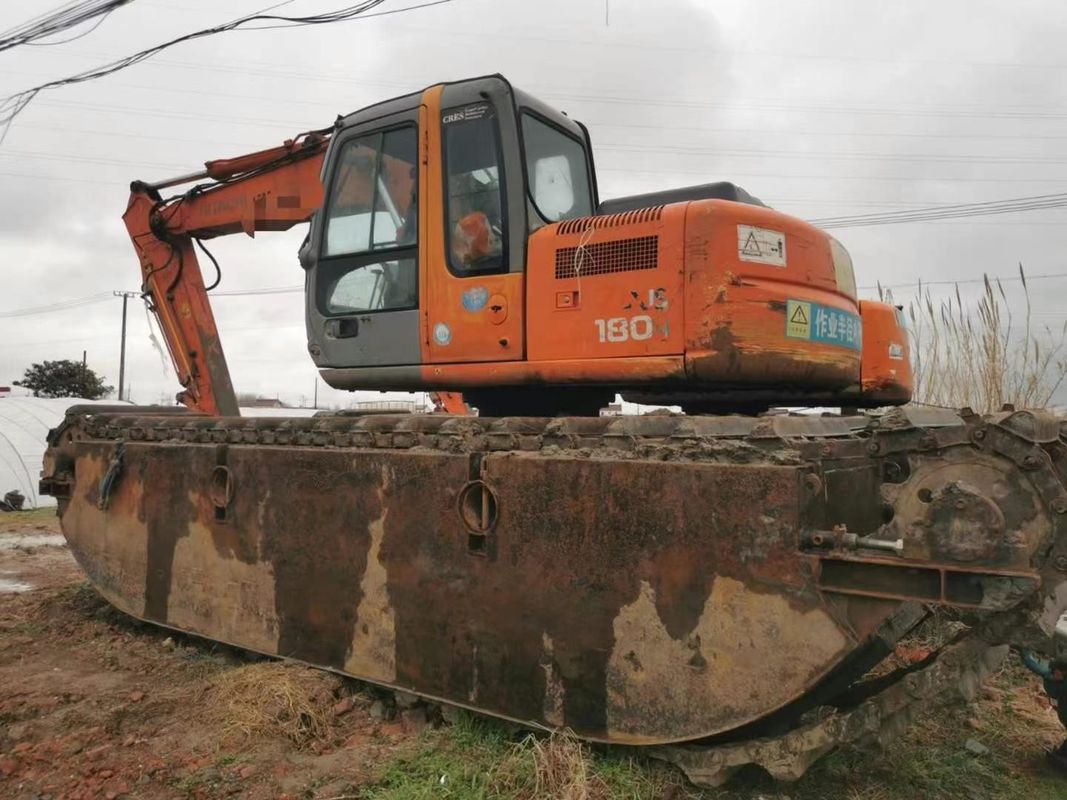 Excavateur amphibie de 12 tonnes Usé 2014 Hitachi 120-6