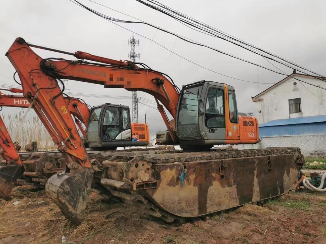 Excavateur amphibie de 12 tonnes Usé 2014 Hitachi 120-6