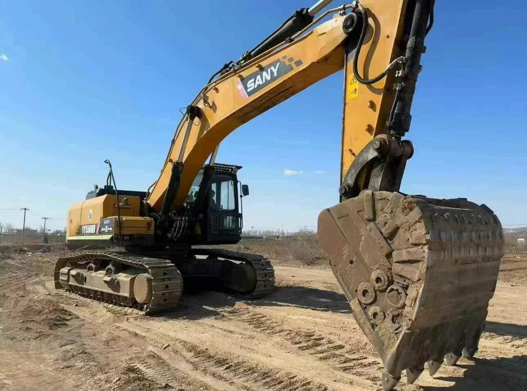 Excavatrice à 55 tonnes utilisée 2020 SANY SY550HD avec performances certifiées CE ISO à service complet